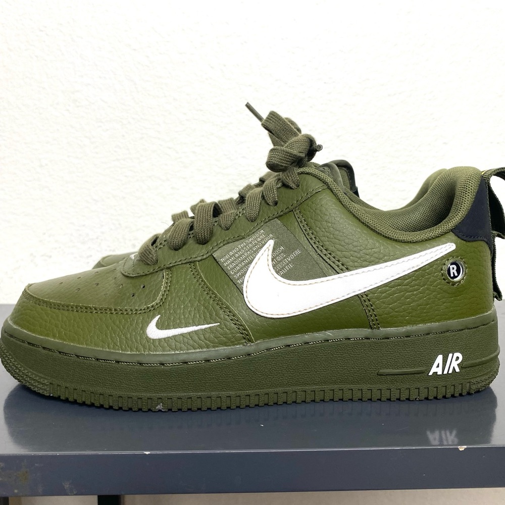 Nike Air Force 1 '07 LV8 Utility Olive Canvas - Picture 5 of 10